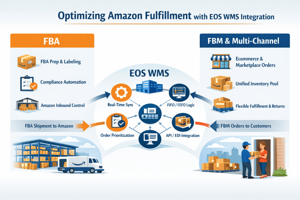 Amazon Fulfillment Strategy: WMS Integration for FBA & FBM | EOS