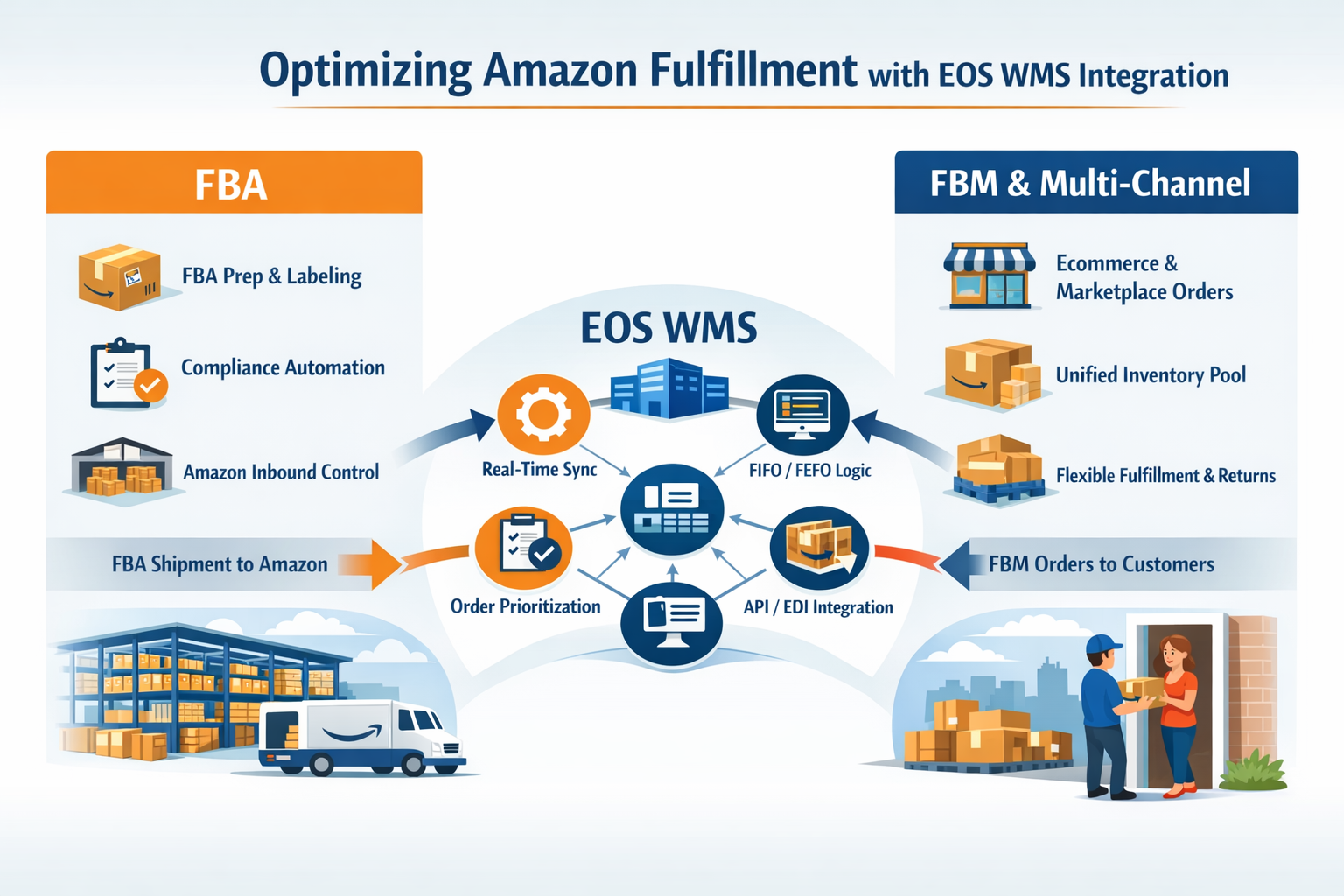Amazon Fulfillment Strategy: WMS Integration for FBA & FBM | EOS