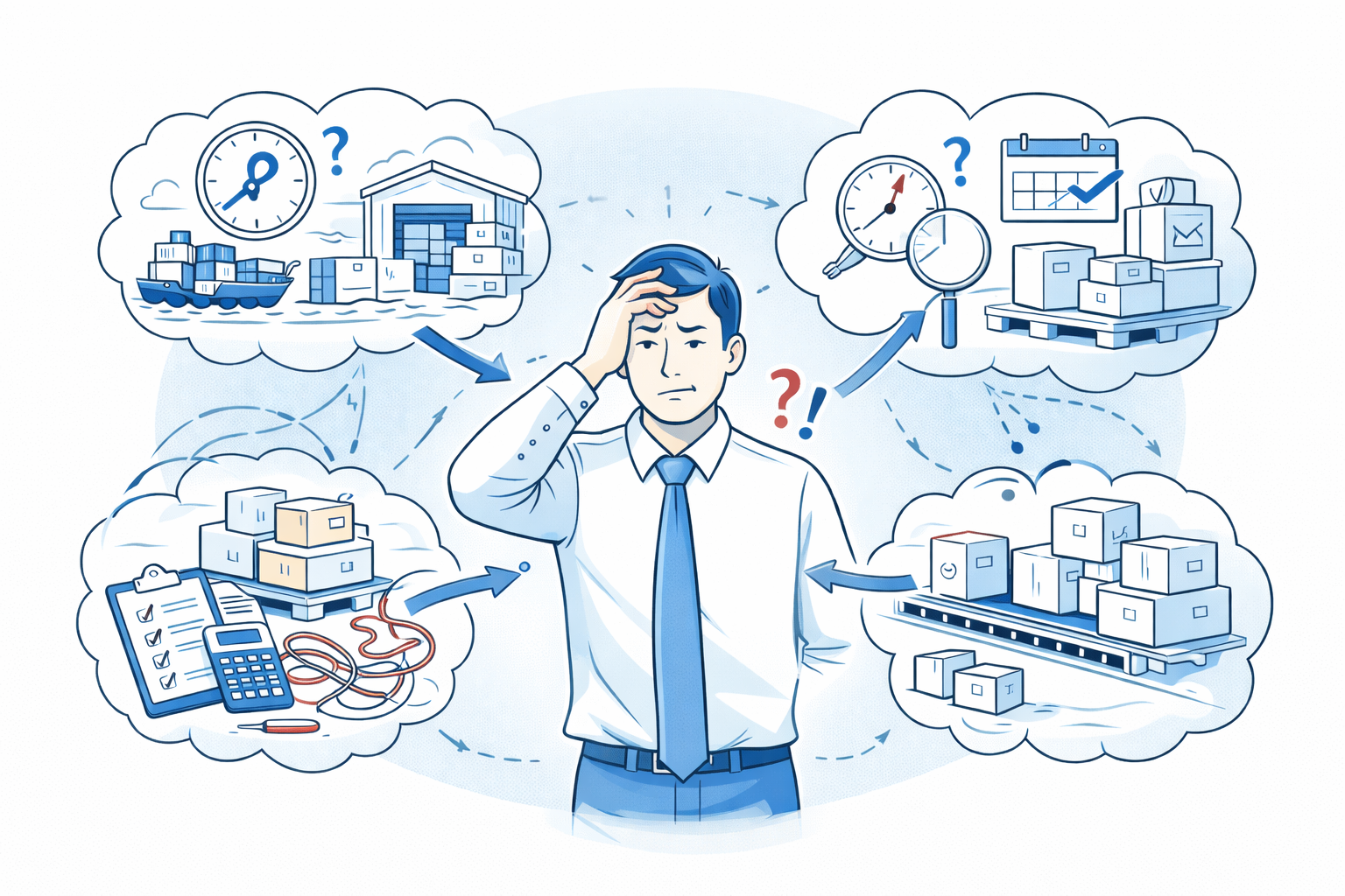 Importer managing cross-border logistics challenges, facing fulfillment issues and loss of visibility as importing to the U.S. scales.