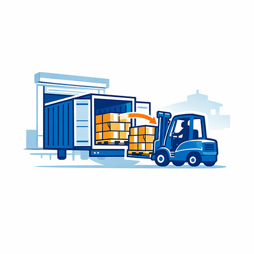 EOS Container Unloading warehouse service icon