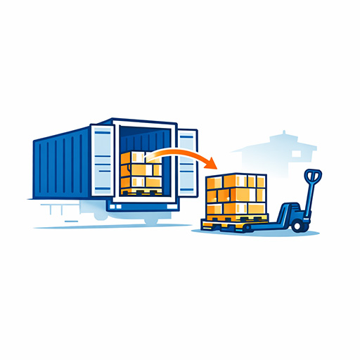 EOS Floor Unload warehouse service icon