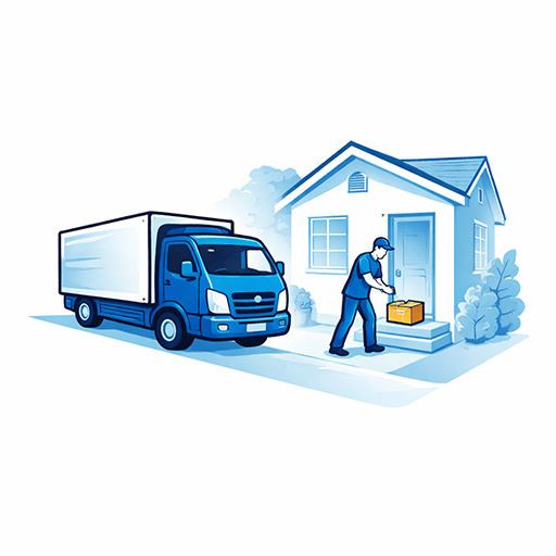 EOS Offers last mile service by coordinating with usps, fedex, ups